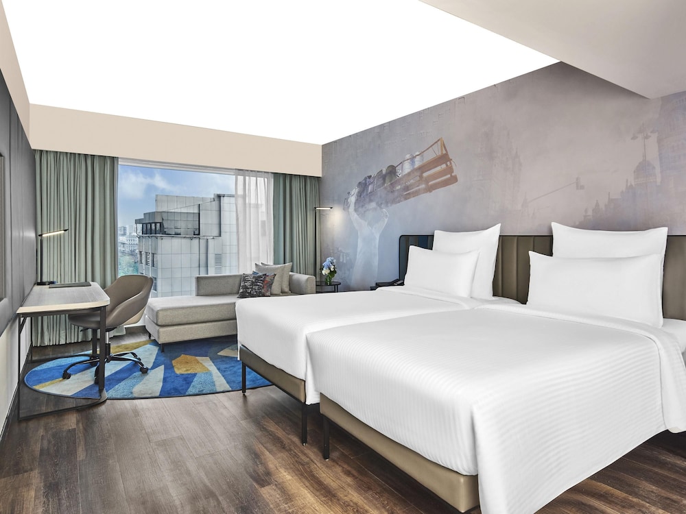 Habitación Superior con 2 camas individuales del hotel Novotel Mumbai International Airport