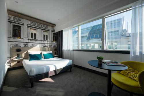 Habitación Doble del hotel NEMEA Appart Paris Levallois. Foto 1