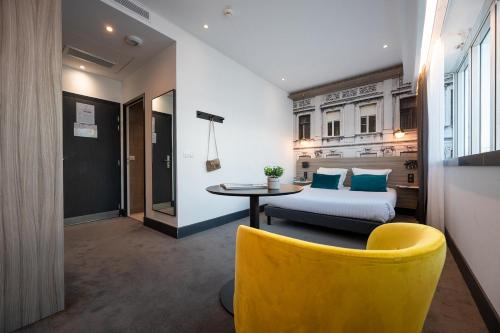 Habitación Doble del hotel NEMEA Appart Paris Levallois. Foto 4