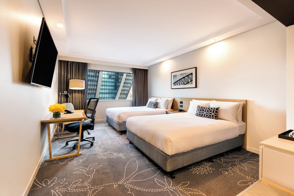 Habitación Deluxe con 2 camas individuales del hotel Parkroyal Darling Harbour, Sydney. Foto 1