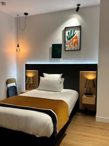 Habitación Individual adaptada para personas con movilidad reducida del hotel Star Champs Elysées. Foto 6