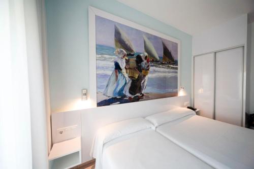 Habitación Doble Estándar con vistas al mar - 2 camas del hotel Sol Playa. Foto 1