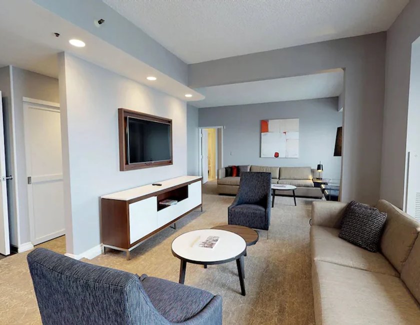 Suite Premier del hotel Hyatt Regency San Francisco Airport. Foto 1