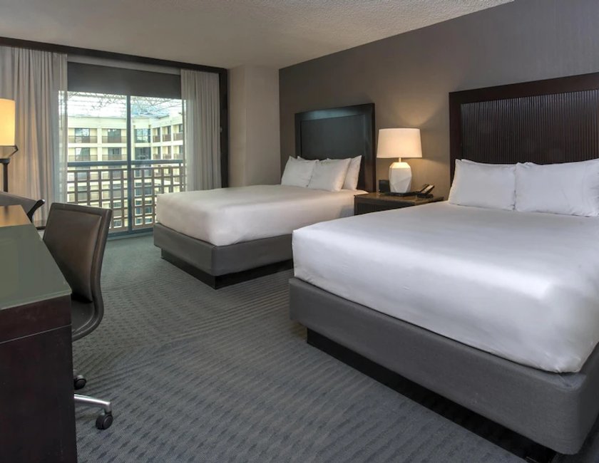 Guest Room, 2 camas de matrimonio del hotel Hyatt Regency San Francisco Airport
