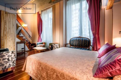 Habitación Familiar Dúplex Deluxe del hotel Grand Hôtel du Bel Air. Foto 1