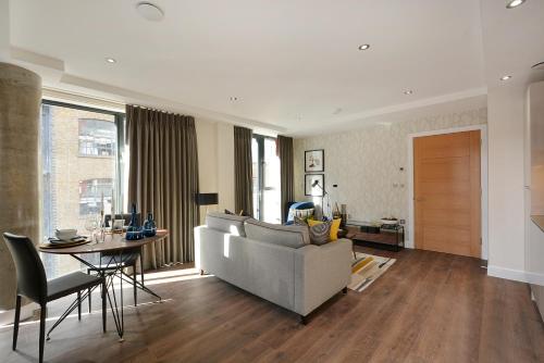Apartamento Con Cocina 1 habitación Vista ciudad Sofá Cama incluido 1 Cama doble del hotel Twyne House Apartments. Foto 8