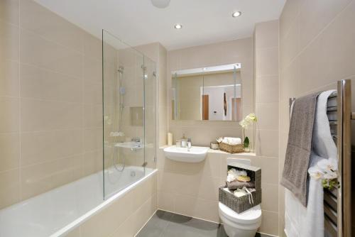 Apartamento Con Cocina 1 habitación Vista ciudad Sofá Cama incluido 1 Cama doble del hotel Twyne House Apartments. Foto 9