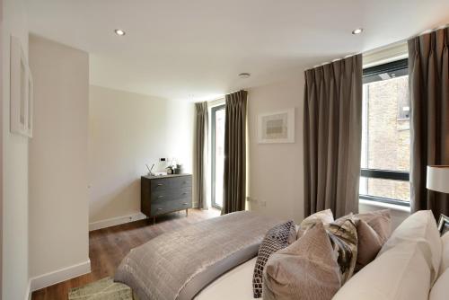 Apartamento Con Cocina 1 habitación Vista ciudad Sofá Cama incluido 1 Cama doble del hotel Twyne House Apartments. Foto 10