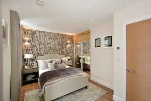 Apartamento Con Cocina 1 habitación Vista ciudad Sofá Cama incluido 1 Cama doble del hotel Twyne House Apartments. Foto 11