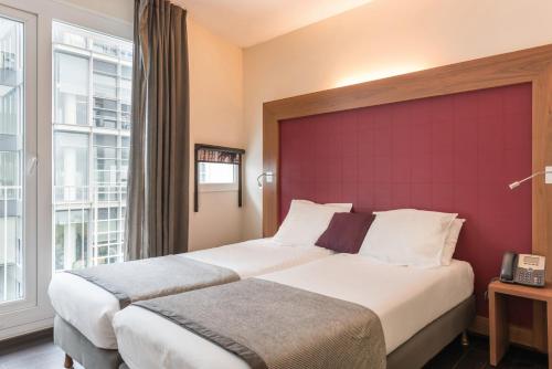Estudio con 2 camas individuales del hotel Appart'city Collection Paris Grande Bibliothèque
