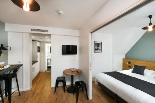 Apartamento de 1 dormitorio del hotel Hôtel Résidence Montebello. Foto 3