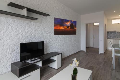 Apartamento Vista Mar Con Cocina Sofá Cama incluido 3 camas individuales Agradable del hotel The Real Casa Atlantica Morro Jable. Foto 44