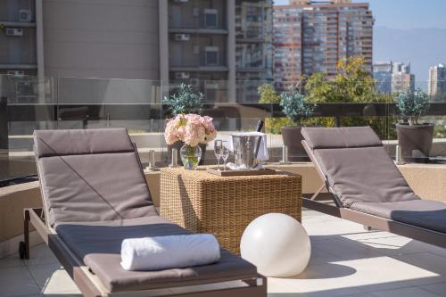 Suite con terraza del hotel Mandarin Oriental, Santiago. Foto 4
