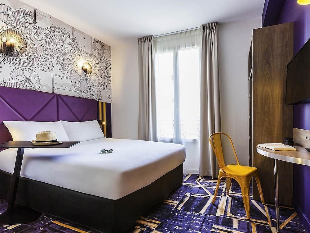 Habitación Estándar con cama doble del hotel Ibis Styles Paris Mairie De Clichy. Foto 3