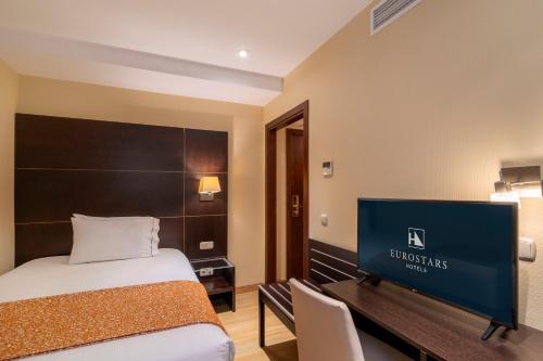 Habitación Individual del hotel Eurostars Plaza Acueducto
