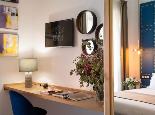 Apartamento con vistas a la ciudad del hotel Casa Sevilla 1920 Suites By Época. Foto 5