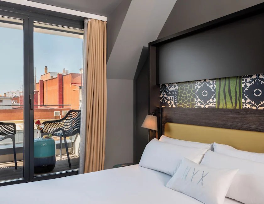 Habitación Doble Superior del hotel Nyx Hotel Madrid By Leonardo Hotels. Foto 6