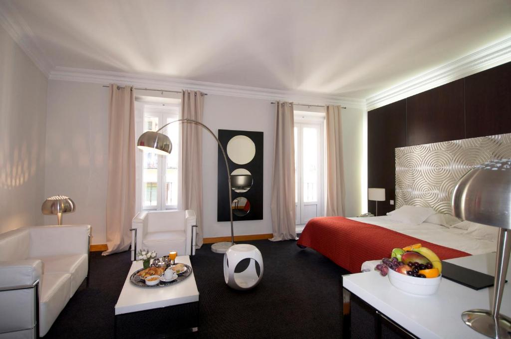 Habitación individual del hotel Suite Prado