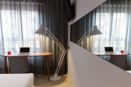 Habitación Doble - 1 o 2 camas del hotel Pamplona Plaza. Foto 1