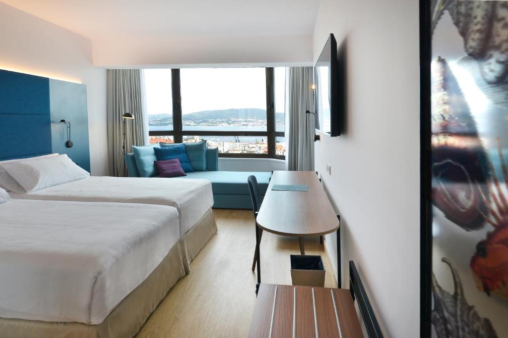 Habitación doble Superior 2 camas Con Vistas del hotel Occidental Vigo