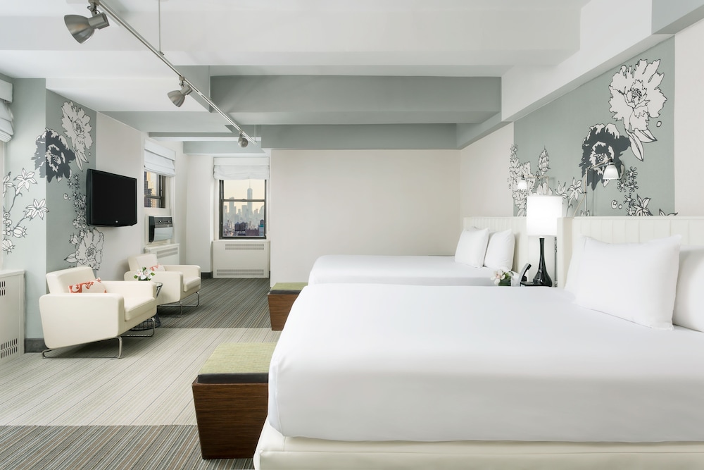 Suite, 2 camas dobles del hotel Stewart Hotel New York. Foto 2