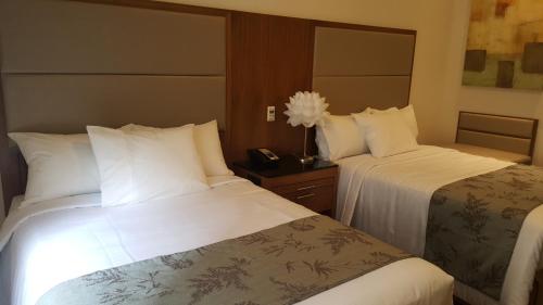 Habitación Cuádruple con baño privado del hotel Americana Inn. Foto 5