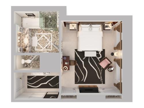 Habitación con vistas a la avenida, adaptada para personas con movilidad reducida y discapacidad auditiva con bañera - 1 cama extragrande del hotel The Ritz Carlton New York - Central Park