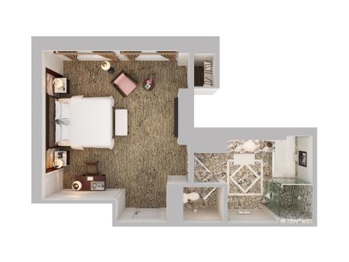 Habitación Superior con vistas al interior y acceso al club lounge - 1 cama extragrande del hotel The Ritz Carlton New York - Central Park