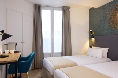 Habitación Doble - 2 camas del hotel OHM by Happyculture. Foto 1