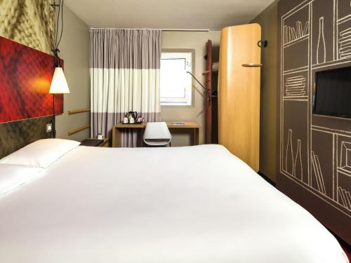 Habitación Doble adaptada para personas con movilidad reducida del hotel Ibis London Excel-Docklands