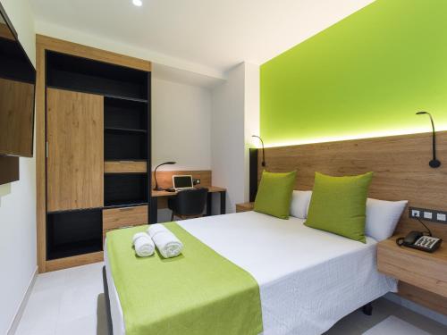 Habitación individual Vista ciudad 1 Cama Individual del hotel MG Poniente. Foto 3