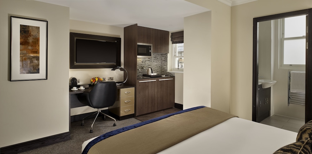 Estudio Deluxe, 1 cama doble del hotel The Westbourne Hyde Park