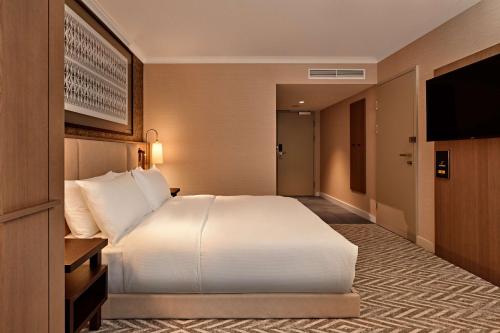 Habitación con cama extragrande - Adaptada para personas de movilidad reducida del hotel Hilton Vienna Park. Foto 1