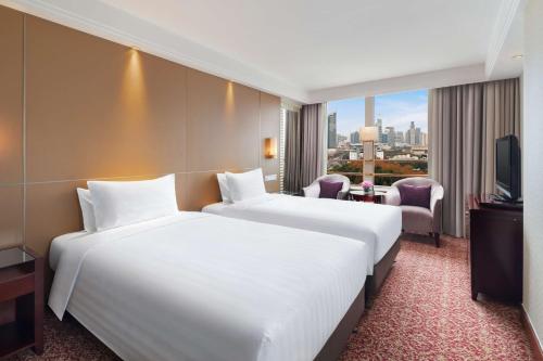 Suite Junior del hotel Radisson Blu Shanghai New World. Foto 2