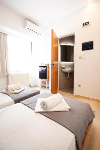 Habitación Doble Económica - 2 camas del hotel Athens Studios. Foto 2