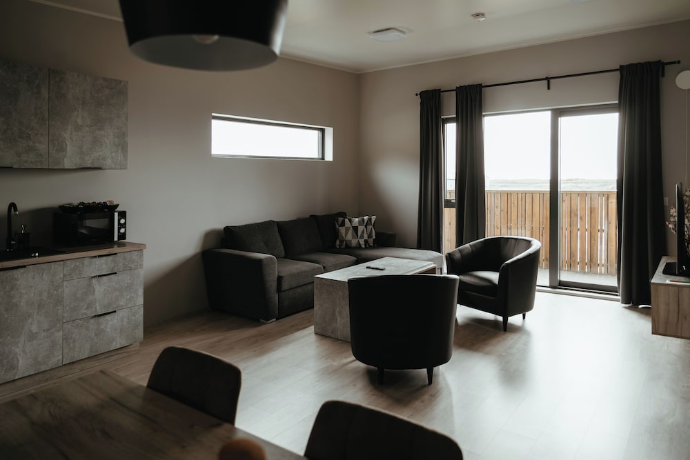 Apartamento con sofá - cama del hotel Vík Apartments. Foto 8
