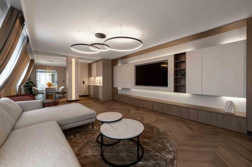 Suite Presidencial con cama extragrande del hotel Wyndham Wroclaw Old Town