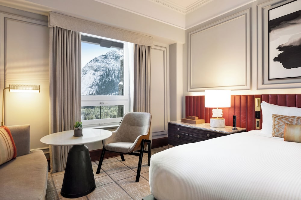 FAIRMONT GOLD VIEW 2 QUEENS 225sf, 21sm, vistas a las montañas, salón exclusivo con desayuno del hotel Fairmont Banff Springs. Foto 6