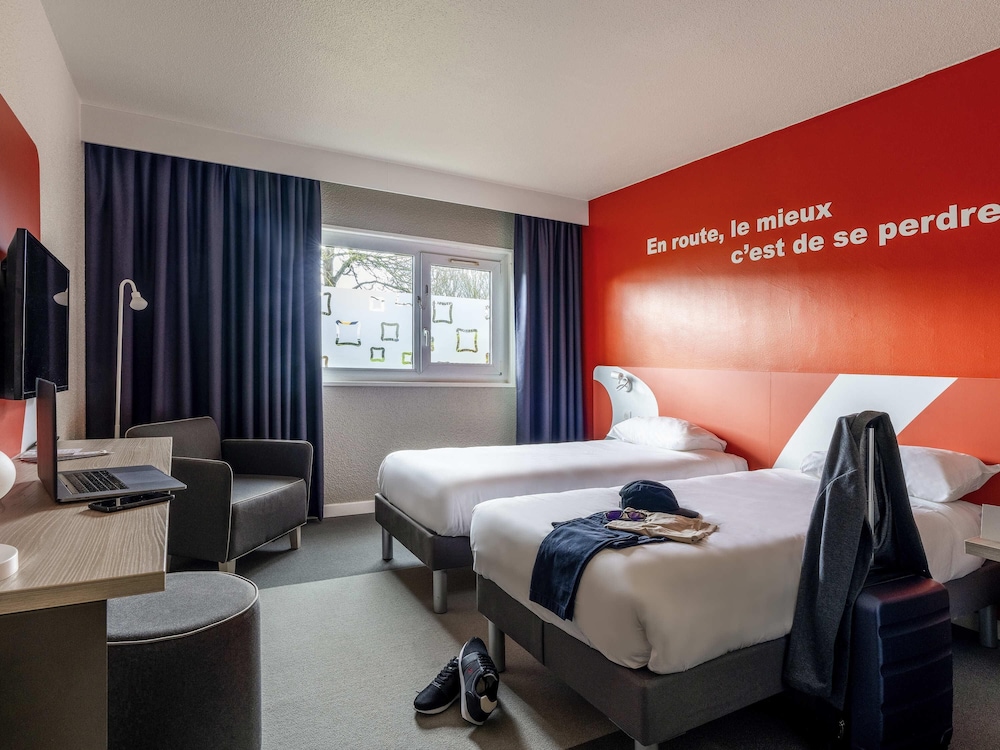 Habitación estándar con camas individuales del hotel Ibis Styles Beauvais