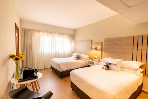 Habitación doble Superior Vista ciudad 2 Camas dobles del hotel Faranda Express Soloy and Casino. Foto 9