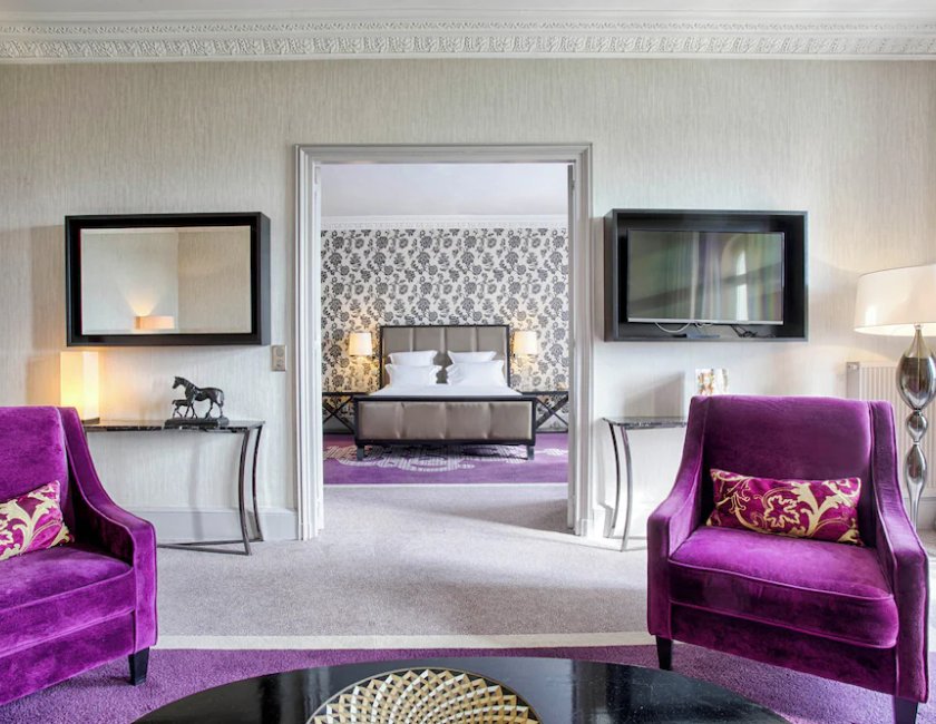 Suite Lujo Vista Jardín 1 Cama king Sofá Cama incluido del hotel Le Grand Cabourg - Mgallery