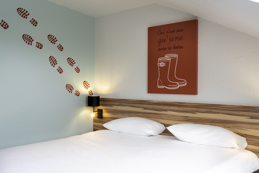 Habitación Estándar con 1 cama doble del hotel Ibis Styles Lisieux Normandie. Foto 2