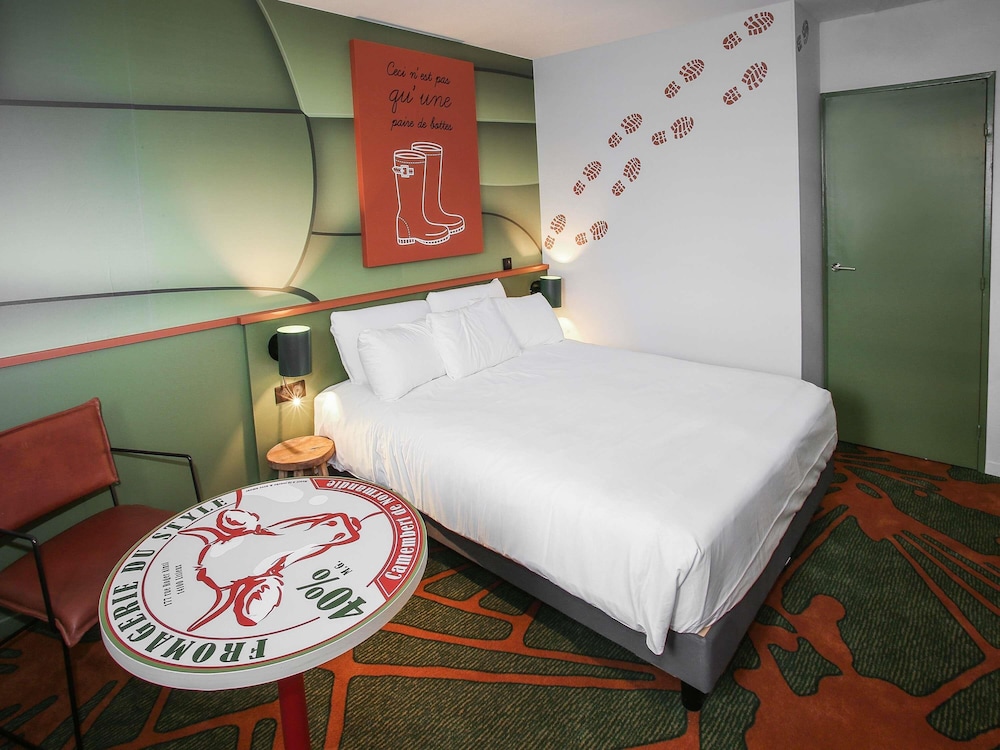 Habitación Estándar con 1 cama doble del hotel Ibis Styles Lisieux Normandie. Foto 6