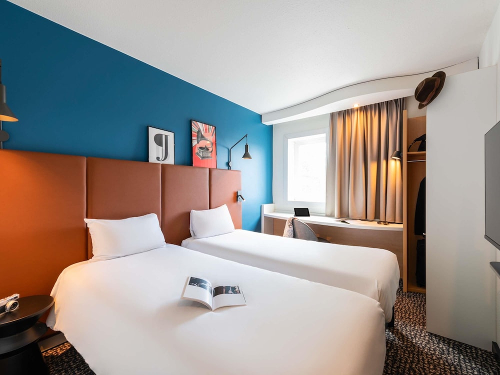 Habitación Standard con dos camas individuales del hotel Ibis Chalon Sur Saone Nord