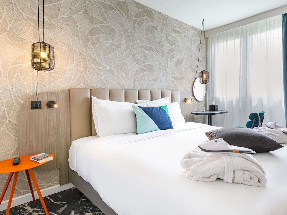 Habitación Deluxe con 1 cama doble, vistas al parque del hotel Mercure Mulhouse Centre