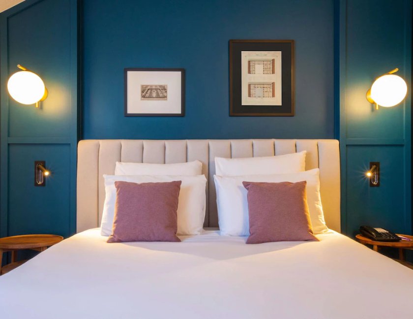 Habitación Clásica con 1 cama doble del hotel Mercure Versailles Chateau. Foto 2