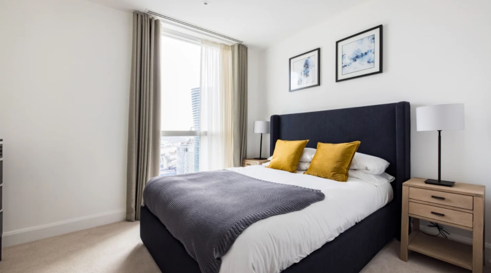 Apartamento Balcón o Terraza Con Cocina 1 Cama king 1 habitación Vista ciudad Accesible Sofá Cama incluido del hotel Charles Hope Apartment Canary Wharf. Foto 1