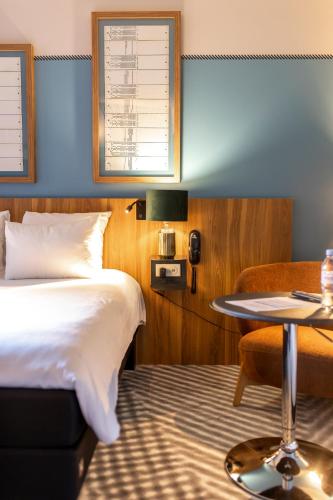 Habitación Estándar con 1 cama doble del hotel Ibis St Etienne Gare Chateaucreux. Foto 6