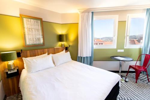 Habitación Estándar con 1 cama doble del hotel Ibis St Etienne Gare Chateaucreux. Foto 17
