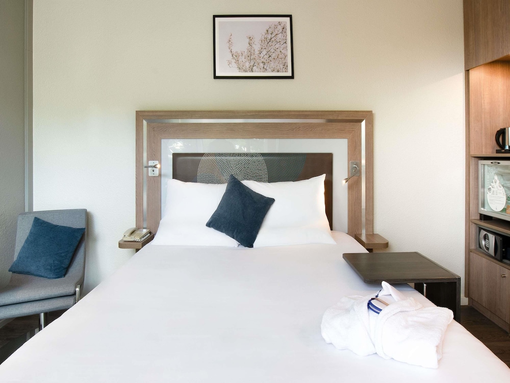 Habitación Ejecutiva con terraza y 1 cama doble del hotel Novotel Senart Golf De Greenparc
